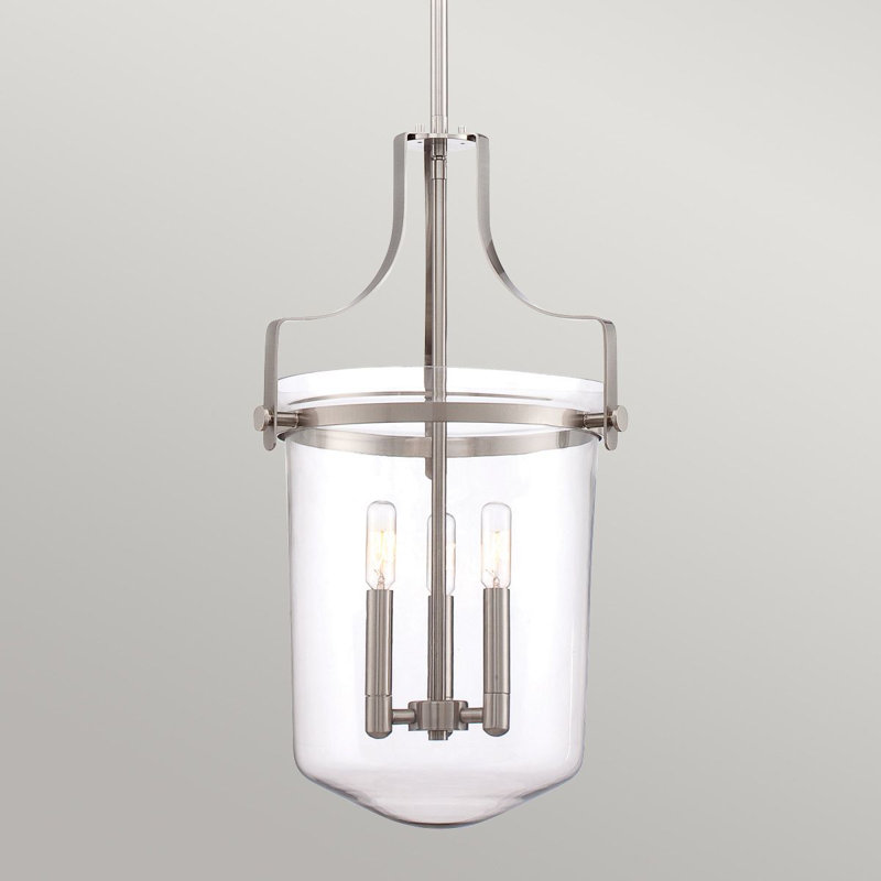 Weatherhill 3 - Light Urn Pendant, Brushed Nickel