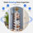 28 Pair Rotating Shoe Rack Fits Shoe Size up to 10, 360 Degree Spinning Shoe Organizer Tower with Shelf-128923812