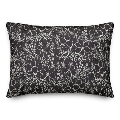 Polyester Lumbar Rectangular Pillow Cover & Insert