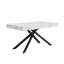 Extendable Metal Base Dining Table-1330830064