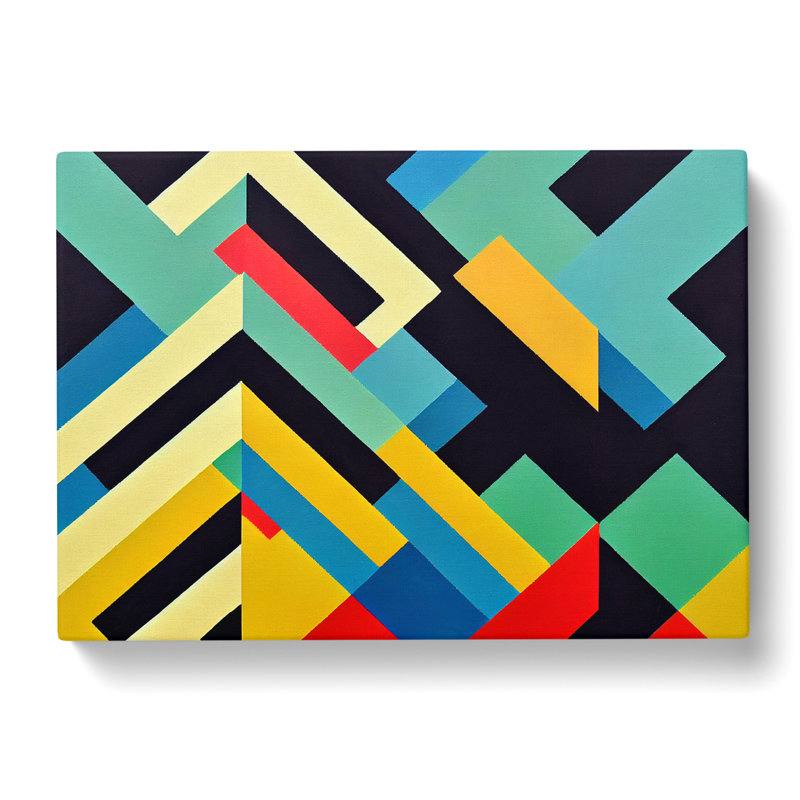Engaging Abstract Art - Wrapped Canvas