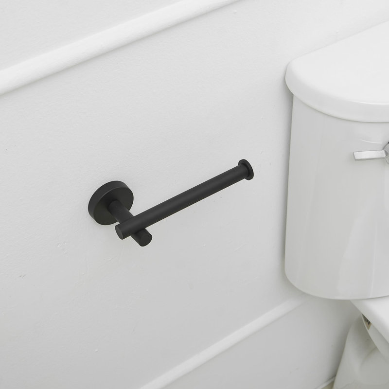 Ensemble de quincaillerie de salle de bain 5 pièces, Noir mat