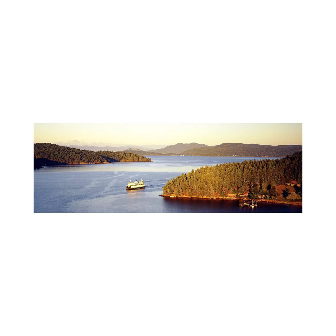 San Juan Islands Washington USA - Wrapped Canvas Panoramic Print