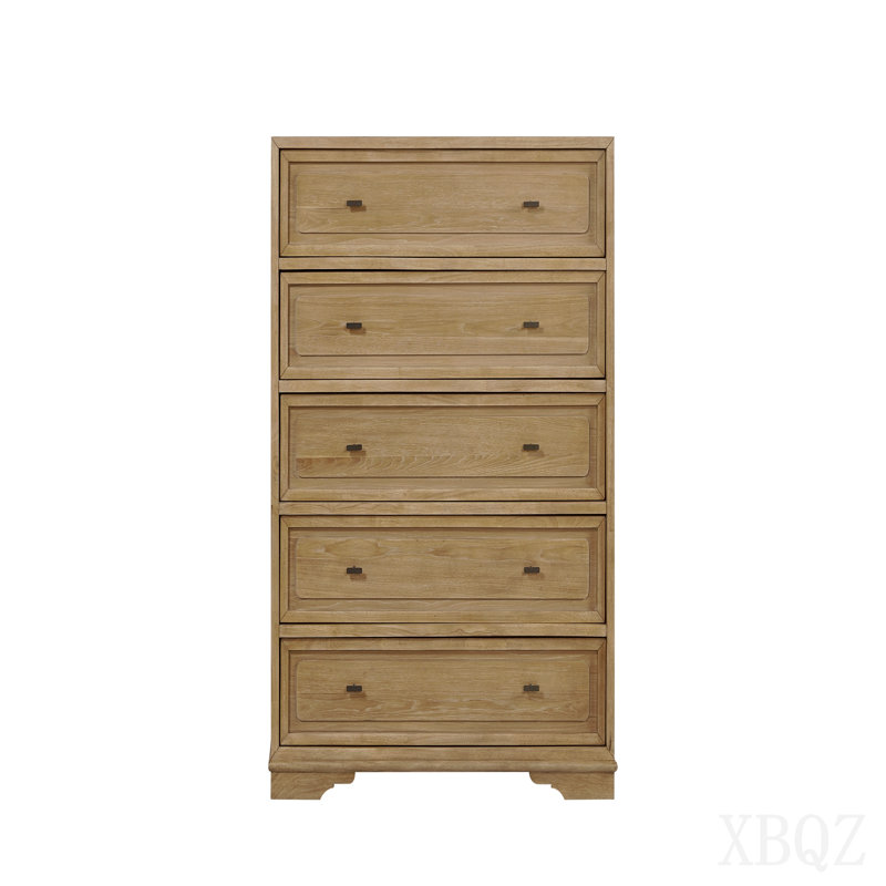 Hickory 5 Drawer Chest - Cashew