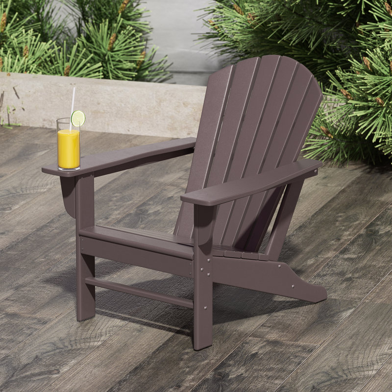  Chaise Adirondack en plastique Altura, Marron foncé