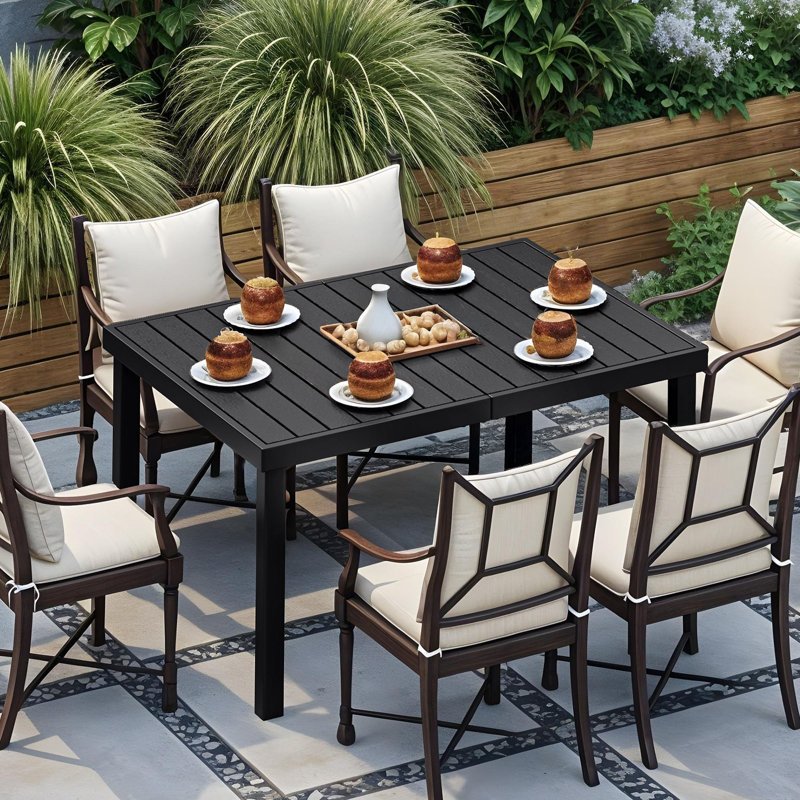 Table d'extérieur Hindertje L 55 x l 35,4, H 29 po x l 35,4 po x l 55 po