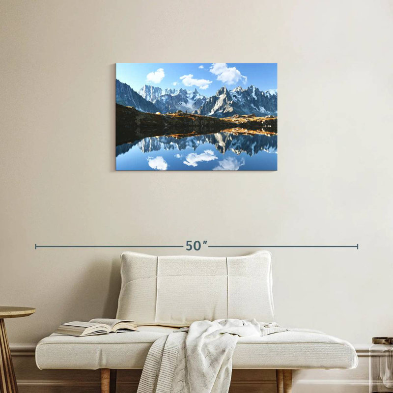 Alvord, Mont Blanc, lac du Massif, H 20 po x l 30 po