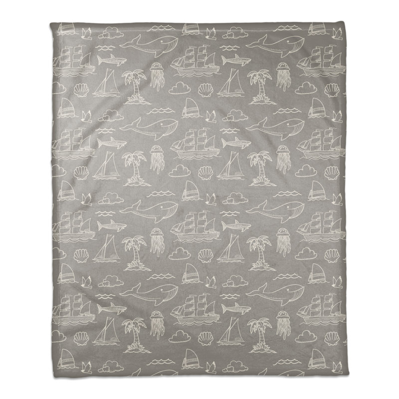 Hand Woven Throw Blanket, Grayy