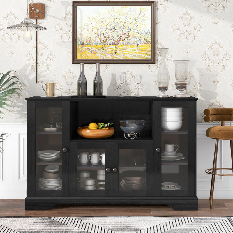 Buffet de 51,9 po de largeur Katari, Noir
