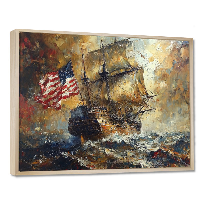 Alkiviadis - Transportation Wall Art, 12" H x 20" W, Cadre flottant, Brown