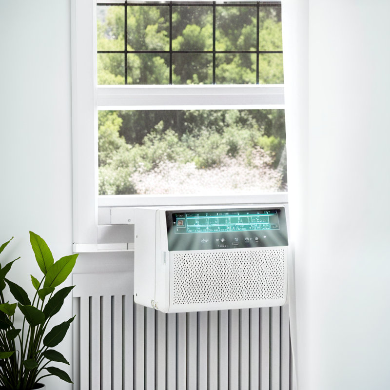 Climatiseur de fenêtre 12 000 BTU, refroidit 550 pieds carrés, silencieux, déshumidificateur et mode ECO, télécommande, pour chambre à coucher, salon, bureau