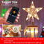 Arbre de Noël intelligent de 7 pi avec 295 couleurs changeantes, application Bluetooth et télécommande, synchro musicale, contrôle de groupe et minuterie pour la décoration intérieure et extérieure des Fêtes