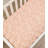 Foliage Print 100% Cotton Soft Breathable Standard Fitted Crib Sheet For Baby Girl