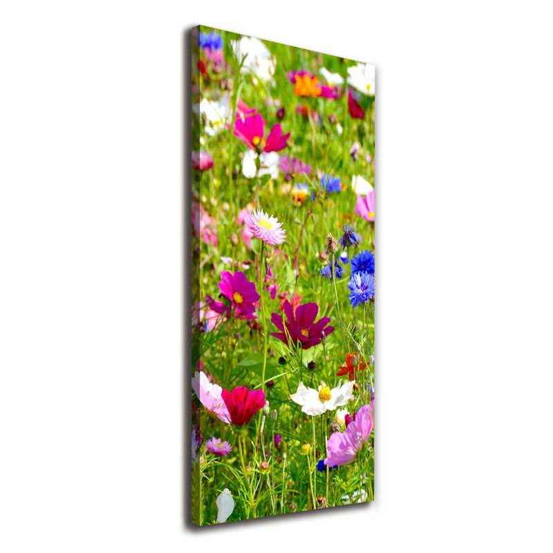 Field Flowers - Wrapped Canvas Print