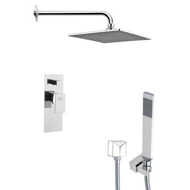 Black Shower System with Handheld, Orsino Remer SFH55 by Nameeks