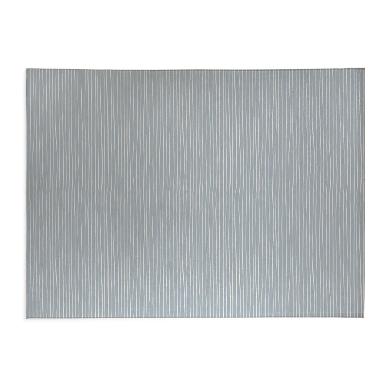 Paillasson Ricky Row, Bleu, L 60 po x L 84 po