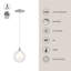 Luminaire suspendu en verre 5 pouces Bolla-103830383-103830381