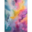 Tapis abstrait nuage pastel abstrait 5 pi x 7 pi