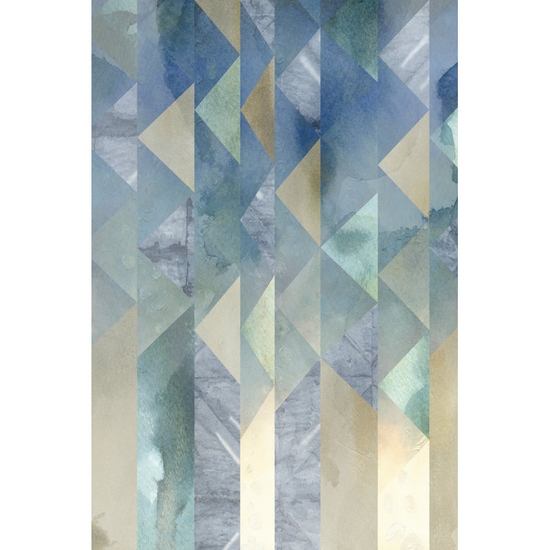 Nouveau Floral Design II 1 Piece Wrapped Canvas Painting, 122cm H x 81cm W