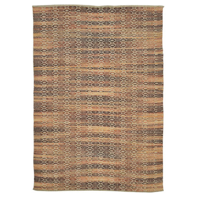 Bertrand Handwoven Eco-Friendly Low-Pile Jute Blend Area Rug