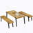 3 Pieces Dining Table Sets