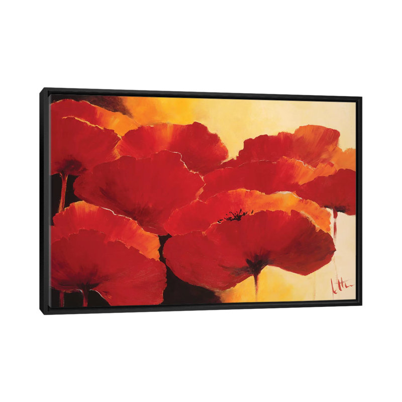 « absolu magnifique i », impression sur toile, H 18 po x l 26 po x P 1,5 po, Toile avec cadre noir, Pas de tapis