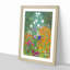 Flower Garden by Gustav Klimt - Framed Print-18973153
