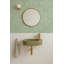 Papier peint à relief rococo - Misty Green