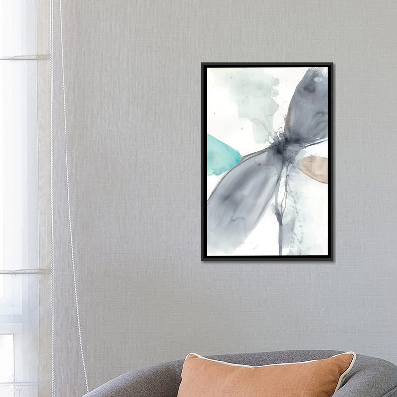 «Vortex Illusion I» par Jennifer Goldberger, reproduction sur toile tendue, H 26 po x l 18 po x P 1,5 po, Pas de tapis