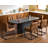 Coffee Faux Leather Dining Chairs Set of 4, Mid-Century Modern Dining Room Chairs with Armless, Checkered Kitchen Chair with Metal Legs-1134955013-1133027172