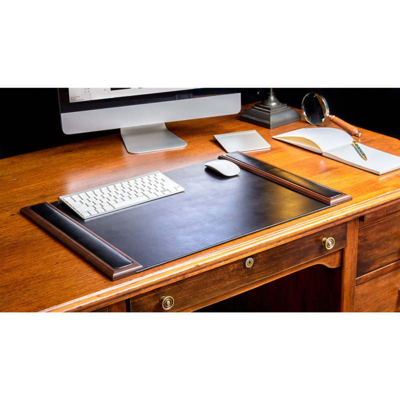 Coussin de bureau Mejias, Gris / brun