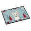 Tapis pour porte d’extérieur antidérapant westie de noël winter-16654923