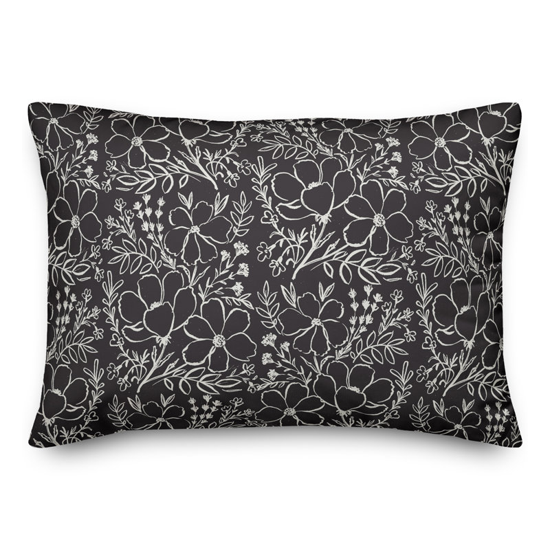 Housse de coussin rectangulaire en polyester