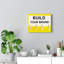Build Your Brand - Wrapped Canvas Print-471729828