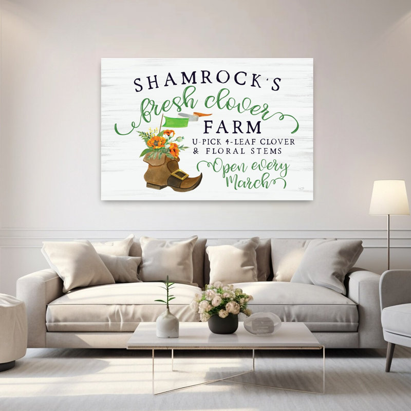 Shamrock's Fresh Clover Farm, H 60 po x l 40 po