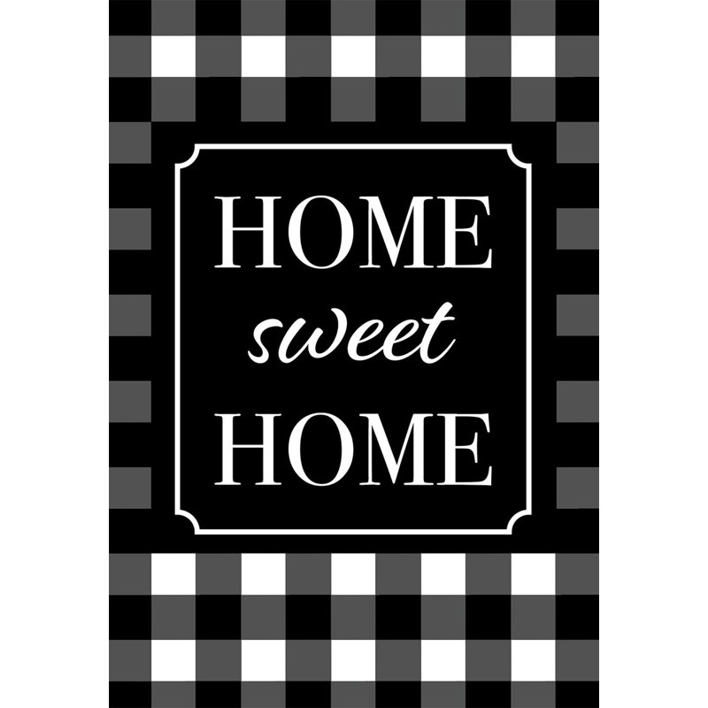 Drapeau de maison Home Sweet Home