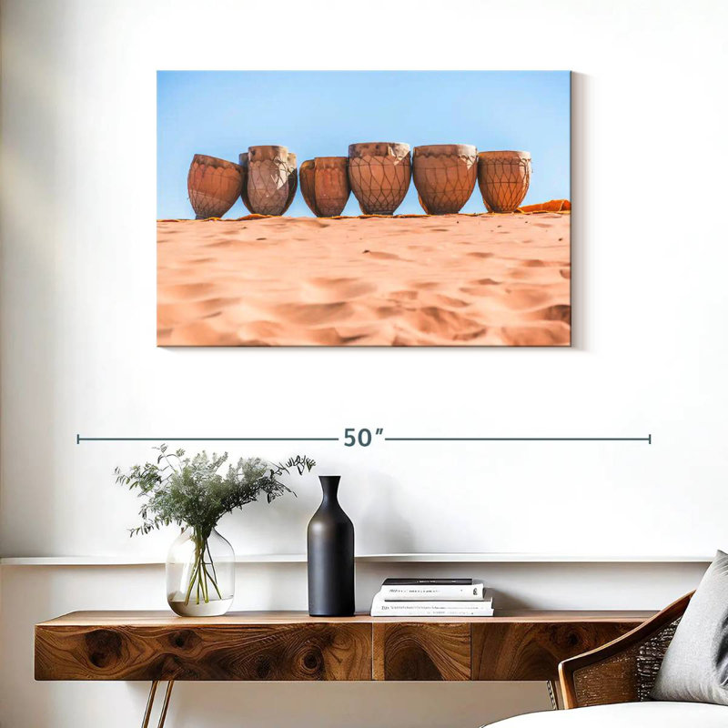 Abarca Desert Drums, 24" H x 36" W