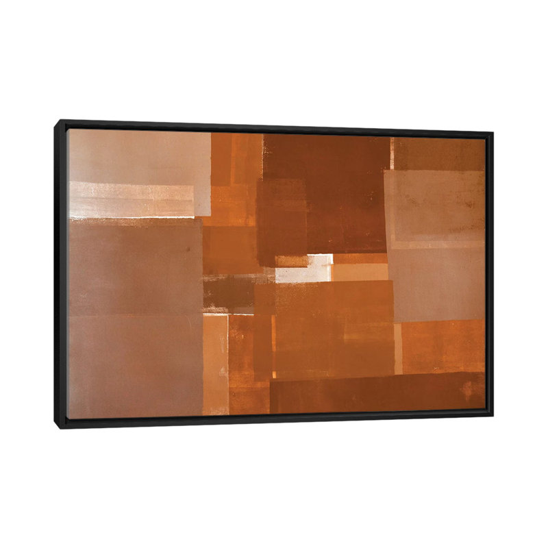 « 40 degrés », reproduction sur toile, H 18 po x l 26 po x P 1,5 po, Toile avec cadre noir, Pas de tapis