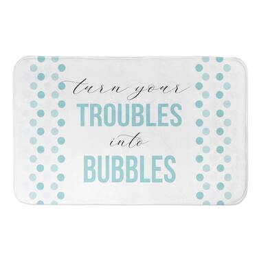 Cascata 100% Cotton Polka Dots Bath Rug (Set of 2) Wade Logan Color: White