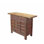 Double Top Drawer Carved Elm Sideboard