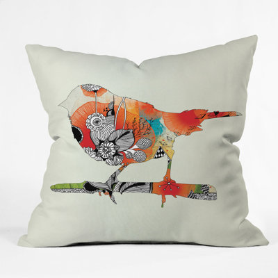 Little Bird Throw Pillow