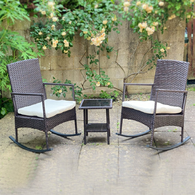 Oval 3 - Piece 2 - Person Outdoor Standing Height Table Set