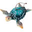 Set Of 4 Nautical Sea Turtles Ocean Marine Wall Hanger Decor Tree Ornaments