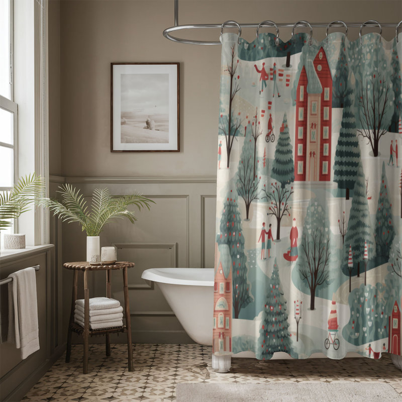 Rideau de douche Sweet Track - Premium, H 74 po x l 71 po