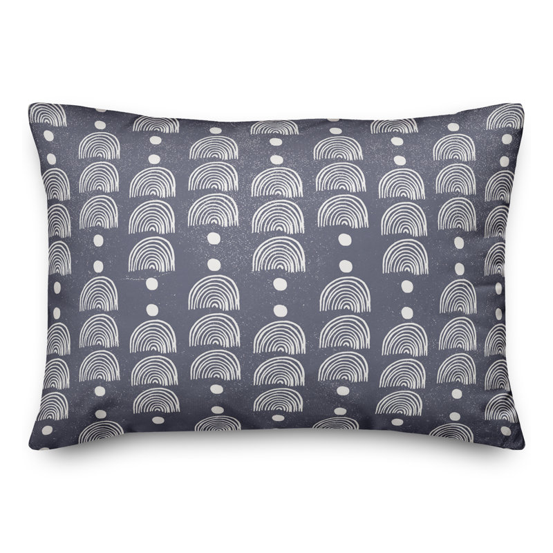 Outdoor Throw Pillow, Blue