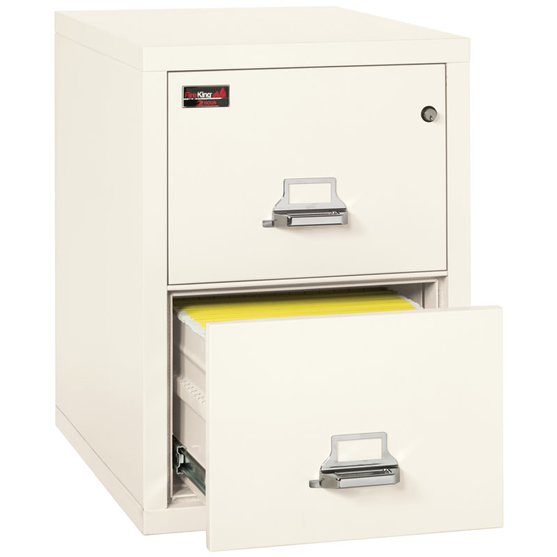 Fireproof 2 - Drawer File Cabinet, Ivory White
