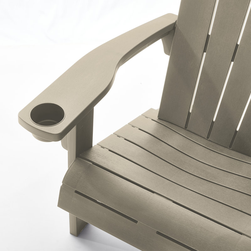 Keter Alpine Adirondack Chair, Silver Sage