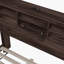 Lit plateforme en bois avec ports de chargement USB-577471756