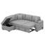 Canapé d'angle modulaire en L avec canapé-lit escamotable en L-115750853