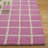 Genre 206 Checkered Hand Tufted 85% Wool; 15% Cotton Geometric Shapes Rug-902476479